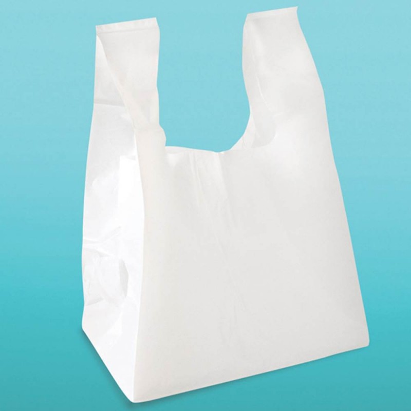 Tshirt Bag 6x4x15 White